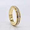 Rings Coordonné | Crystal Statement Spinning Fidget Ring 18K Gold Plated