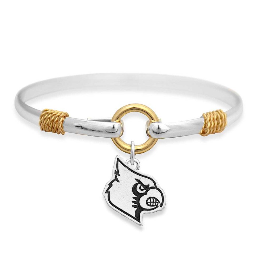 Bracelets & Anklets Coordonné | Louisville Cardinals Two-Tone Bracelet