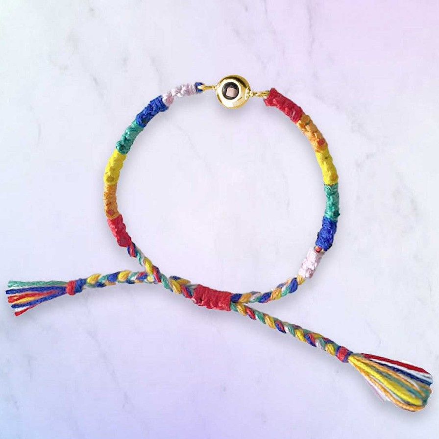 Bracelets & Anklets Coordonné | Rainbow Band Photo Bracelet 18K Gold Plated