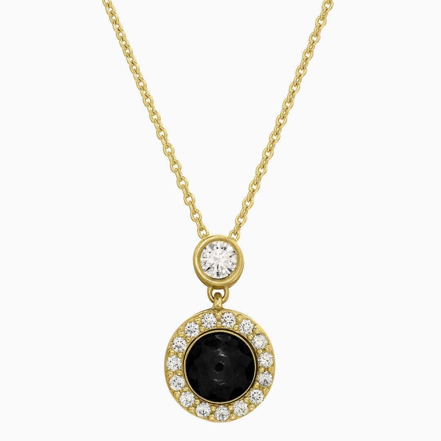 Necklaces Coordonné | Petite Halo Photo Necklace 18K Gold Plated