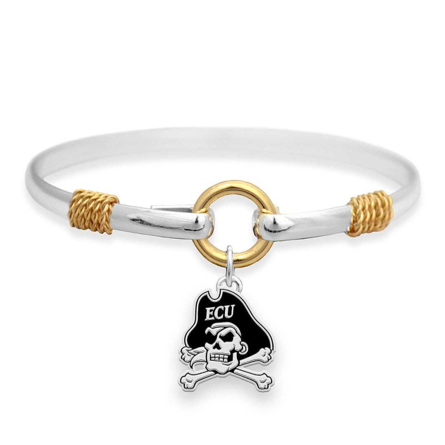 Bracelets & Anklets Coordonné | East Carolina Pirates Two-Tone Bracelet