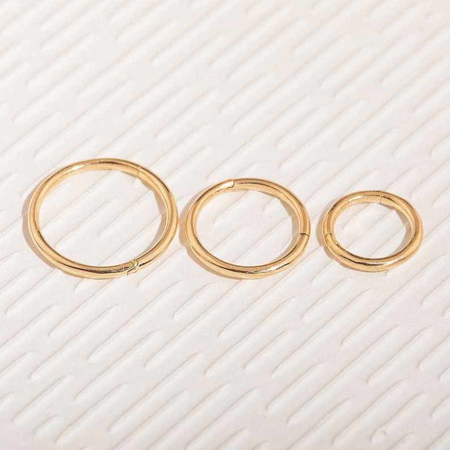 Earrings Coordonné | Classic Cartilage Hoops Gold