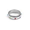 Rings Coordonné | Mental Health Awareness Fidget Ring Silver