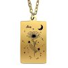 Necklaces Coordonné | Cosmic Birth Flower Card Pendant Necklace 18K Gold Plated