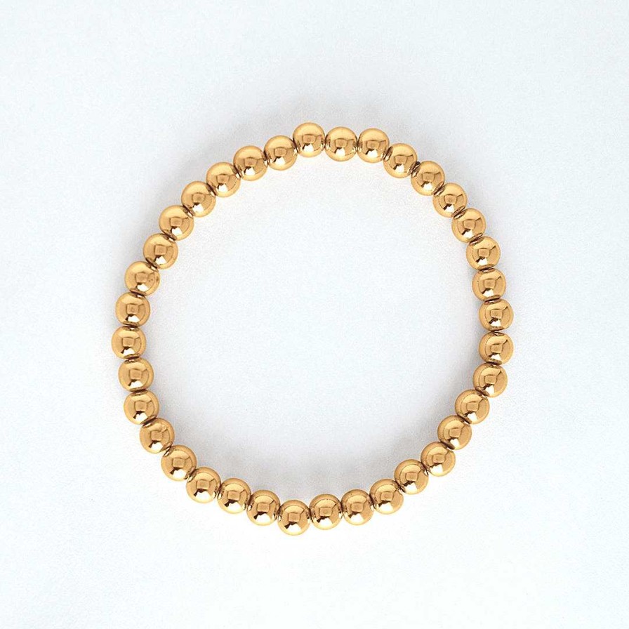 Bracelets & Anklets Coordonné | Gold Beaded Stacking Bracelet