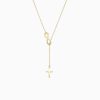 Necklaces Coordonné | Cross And Infinity Necklace 18K Gold Plated