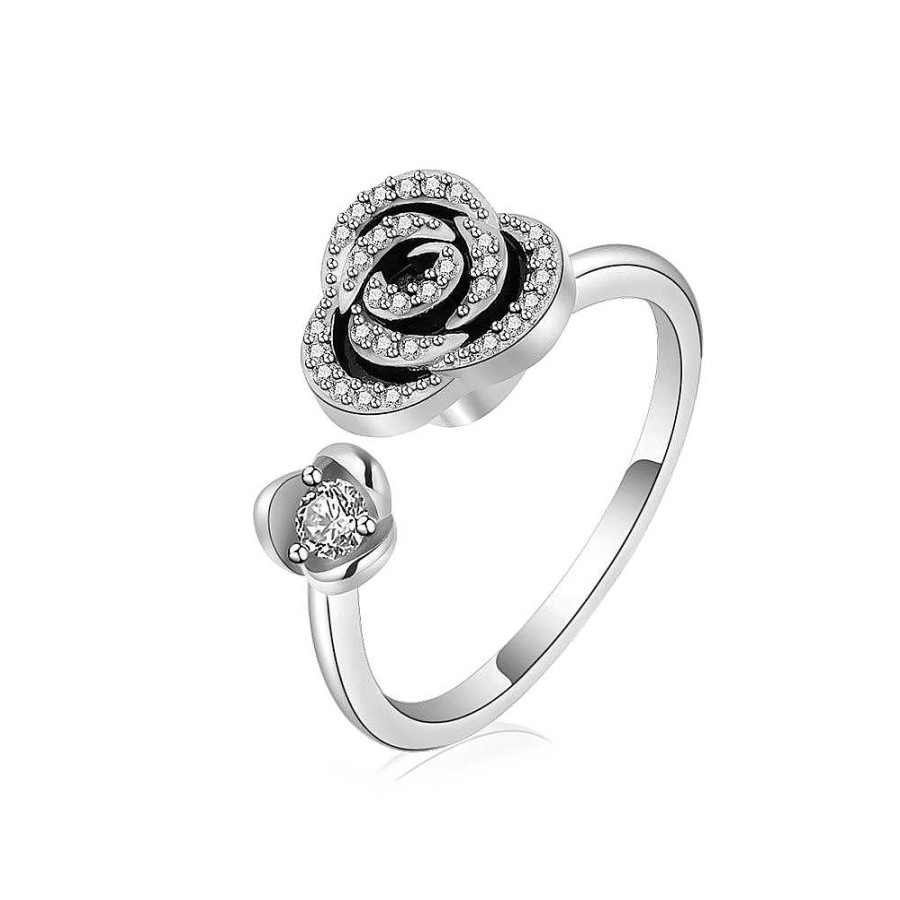 Rings Coordonné | Adjustable Rose Spinning Fidget Ring