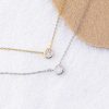 Necklaces Coordonné | Classic Bezel Set Solitaire Necklace 18K Gold Plated