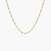 Necklaces Coordonné | 2Mm Singapore Twist Chain Necklace