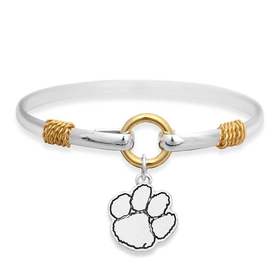 Bracelets & Anklets Coordonné | Clemson Tigers Two-Tone Bracelet