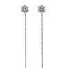 Earrings Coordonné | Moissanite Pull Through Drop Earrings