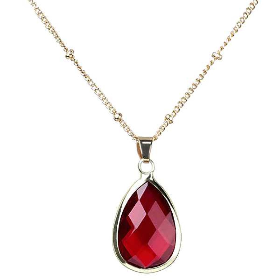 Necklaces Coordonné | Birthstone Drop Pendant Necklace